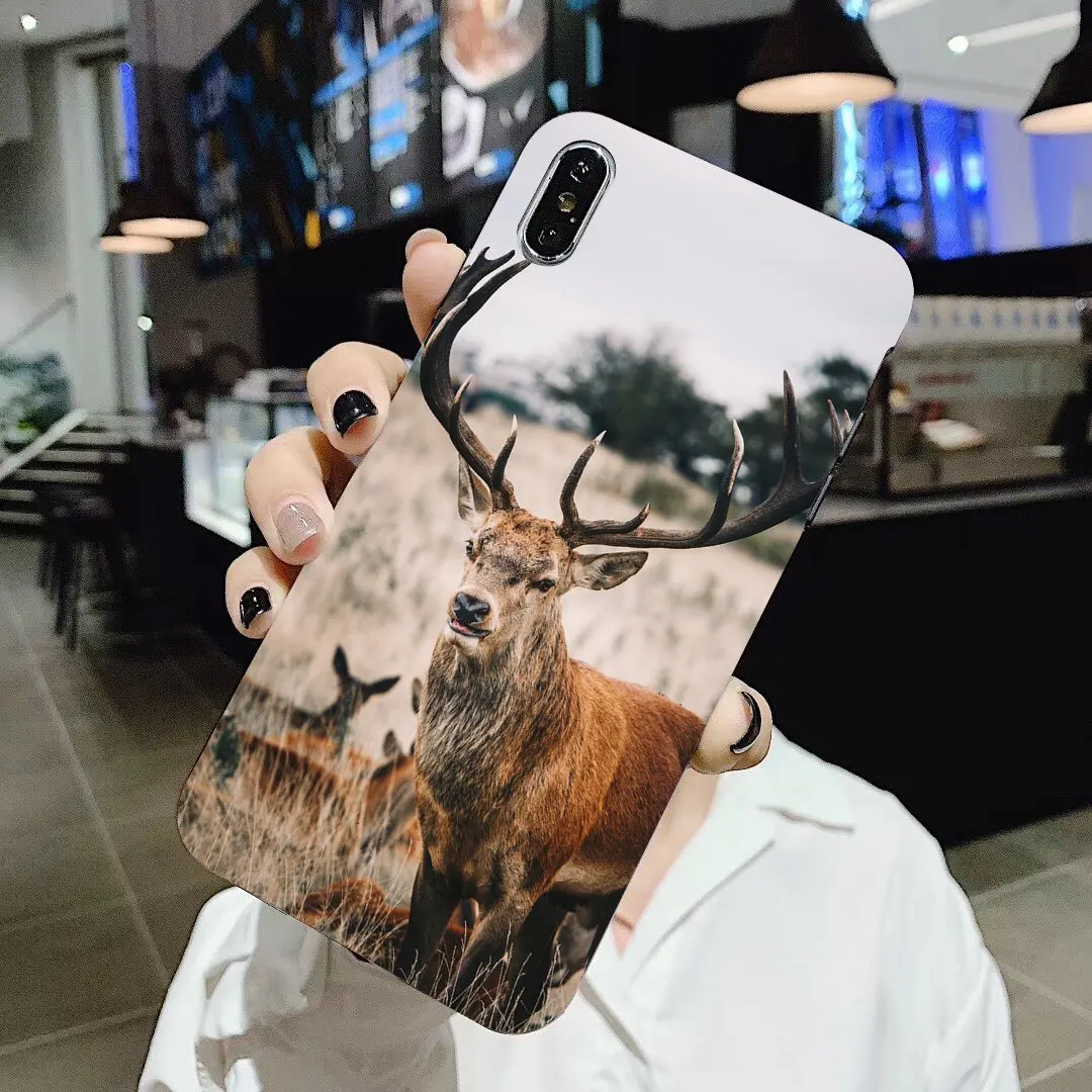 For Huawei Mate Honor 4C 5C 5X 6X 7 7A 7C 8 9 10 8C 8X 20 Lite Pro Silicone Case Housing Deer Hunting Camo Camouflage | Мобильные