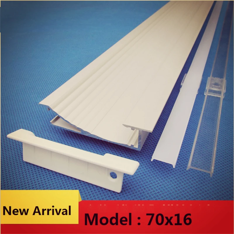 5-25pcs 40inch 1m aluminium Skirting light profilebaseboard lamp channelembedded or suface mounted floor angular line light