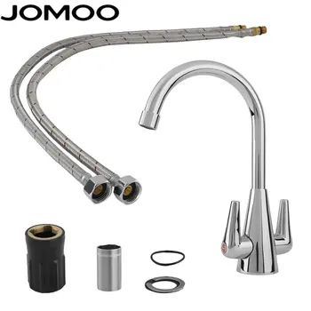 

Quick Opening Spool Faucet 360 Degree Swivel Tap JOMOO Durable Mixer Tap Modern Water Tap Kitchen Accessories