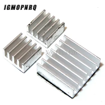 

10Set/lot Adhesive Raspberry Pi 3 Heatsink Cooler Pure Aluminum Heat Sink Set Kit Radiator for Cooling Raspberry Pi 2 B