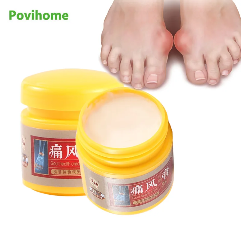 

1Pcs 20g Gout Treatment Cream Foot Toes Finger Swelling Pain Relief Ointment Muscle Joint Orthopedics Ache Health Care Plaster