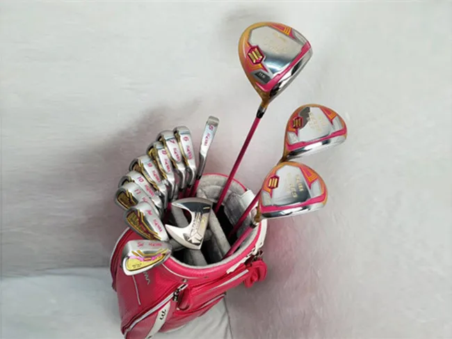 

13PCS Honma Beres S-06 Golf Full Set Women Golf Clubs Driver + Fairway Woods + Irons + Putter L Graphite Shaft With Head Cover