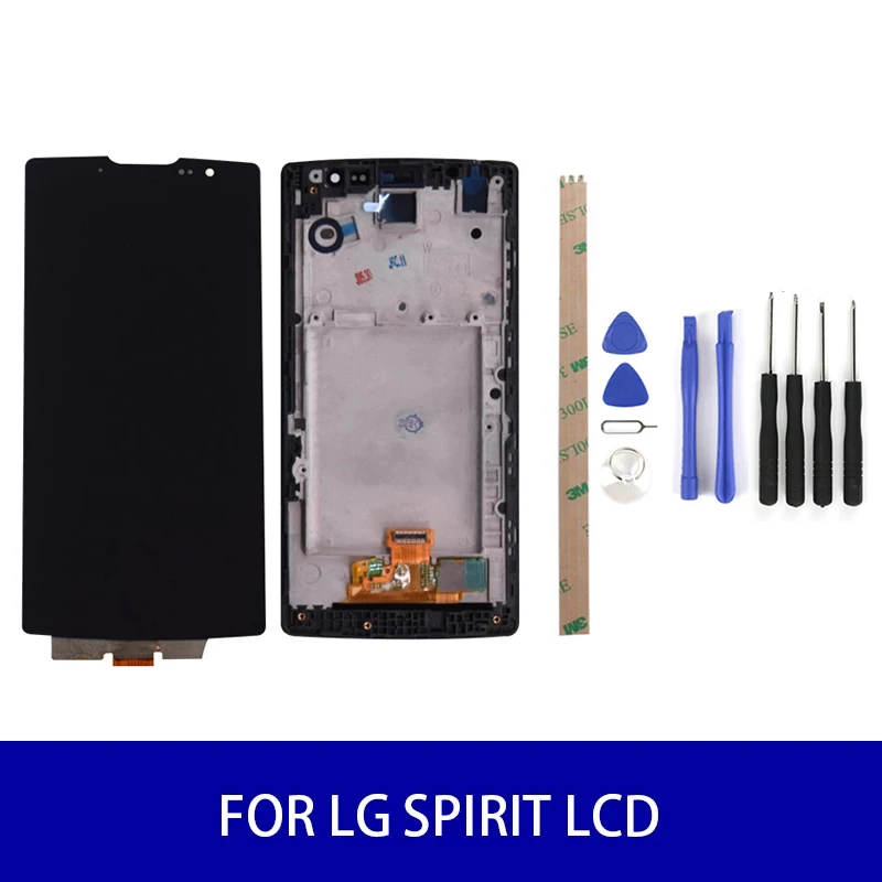 Оригинальный ЖК-дисплей для LG Spirit сенсорная панель дигитайзер в сборе запасные