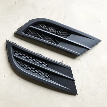 

2pcs For V-W J etta MK6 2015 2016 2017 2018 Car-Styling New Front Bumper Fog Light Fog Lamp Lower Grille Cover