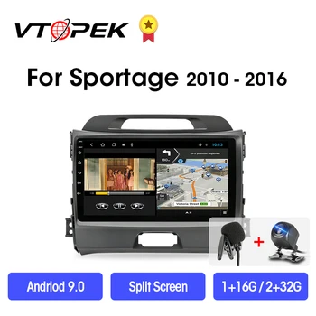 

VTOPEK 2GB+32GB Android 9.0 DSP Car Radio Multimidia Video Player Navigation GPS For KIA Sportage 3 2010-2016 No 2din 2 Din Dvd