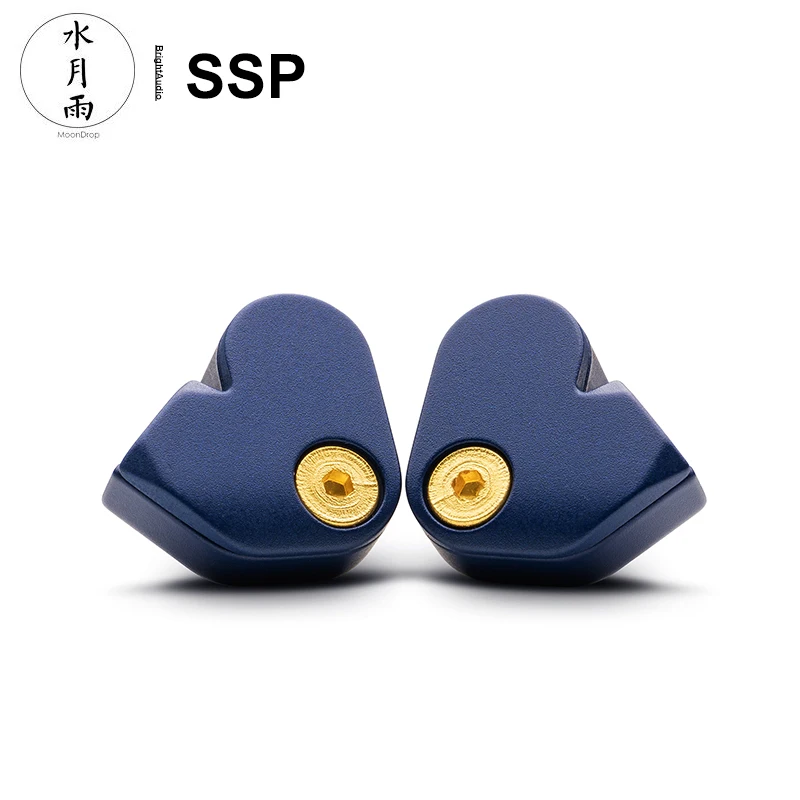 Moondrop SSP Beryllium Plating Dome Dynamic In-Ear Earphone Super Spaceship PLUS 2Pin 0.78mm Detachable Cable