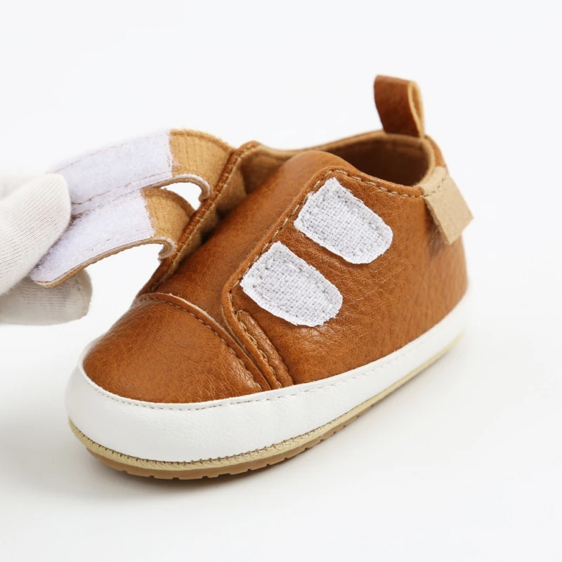 PU Casual Baby Shoes Kids Sneakers Baby Girl Boy Solid Color Kids Shoes