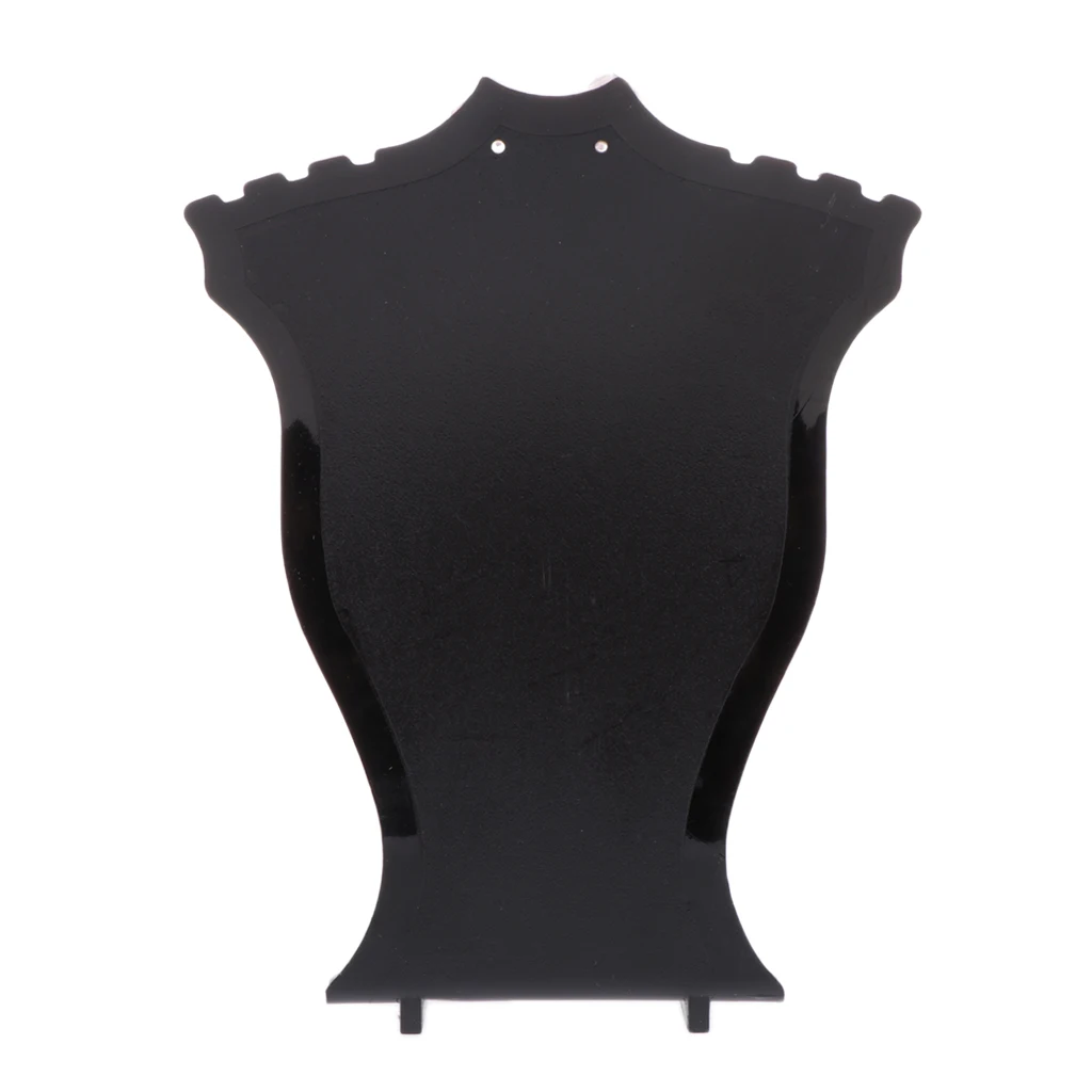 Necklace Jewelry Display Bust - Acrylic Rack for Necklace, Pendant, Chain Display Mannequin Stand for Home / Shop