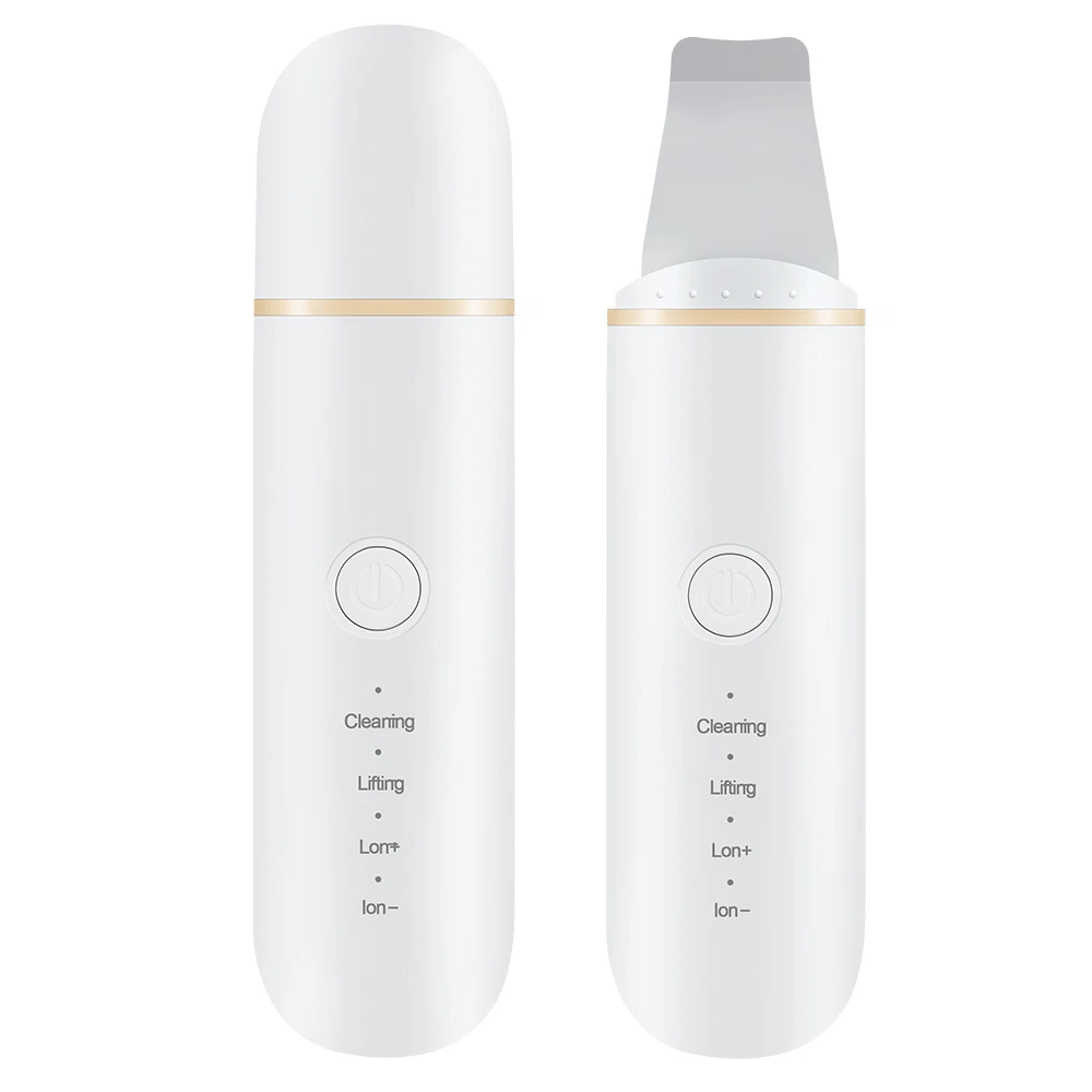 

Ultrasonic Skin Scrubber Blackhead Remove Deep Face Cleaning Machine Facial Cleansing Whitening Lifting Reduce Wrinkles Spots