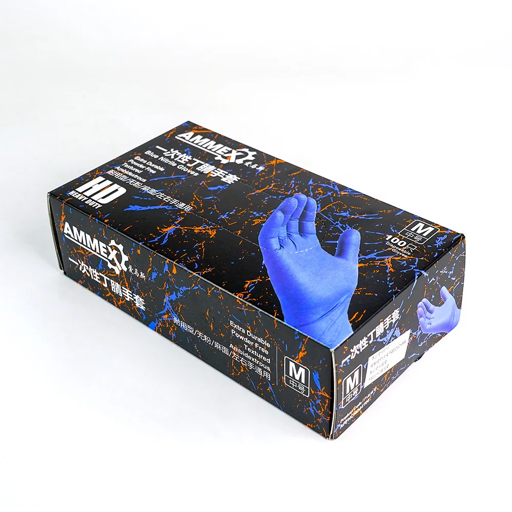 100 шт. одноразовые черные нитриловые перчатки для татуировок|Наборы татуажа| |