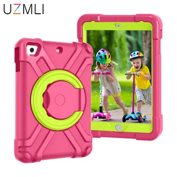 

Kids EVA Safe Shockproof 360 degree Rotating Stand Tablet Case for iPad mini 1 2 3 7.9 inch Cute Protective Cover couqe + Gifts