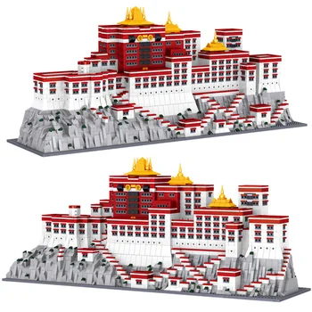 

3649PCS World Famous Classic Architecture Building Blocks Creator China Tibet Potala Palace Bricks Assembly Toy For Kids Gift