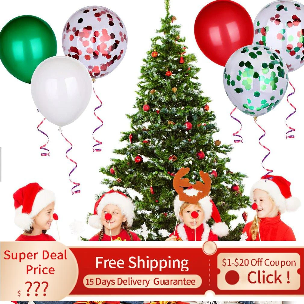 Christmas 2022 Chain Decorations Patterns Christmas Christmas Christmas Set Combination Chain  Christmas Party Balloons Новый Год 2022|Ball Ornaments| - Aliexpress