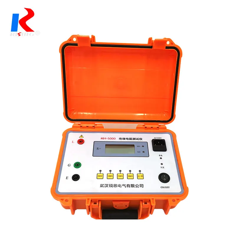 

The high quality surface digital electrical 10kv insulation resistance meter tester