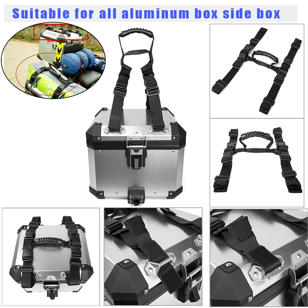

2018 2019 Motorcycle Parts R1200GS Side Handle Rope For Aluminum Side Box Handle For KTM For BMW F800GS Adventure For Kawasaki