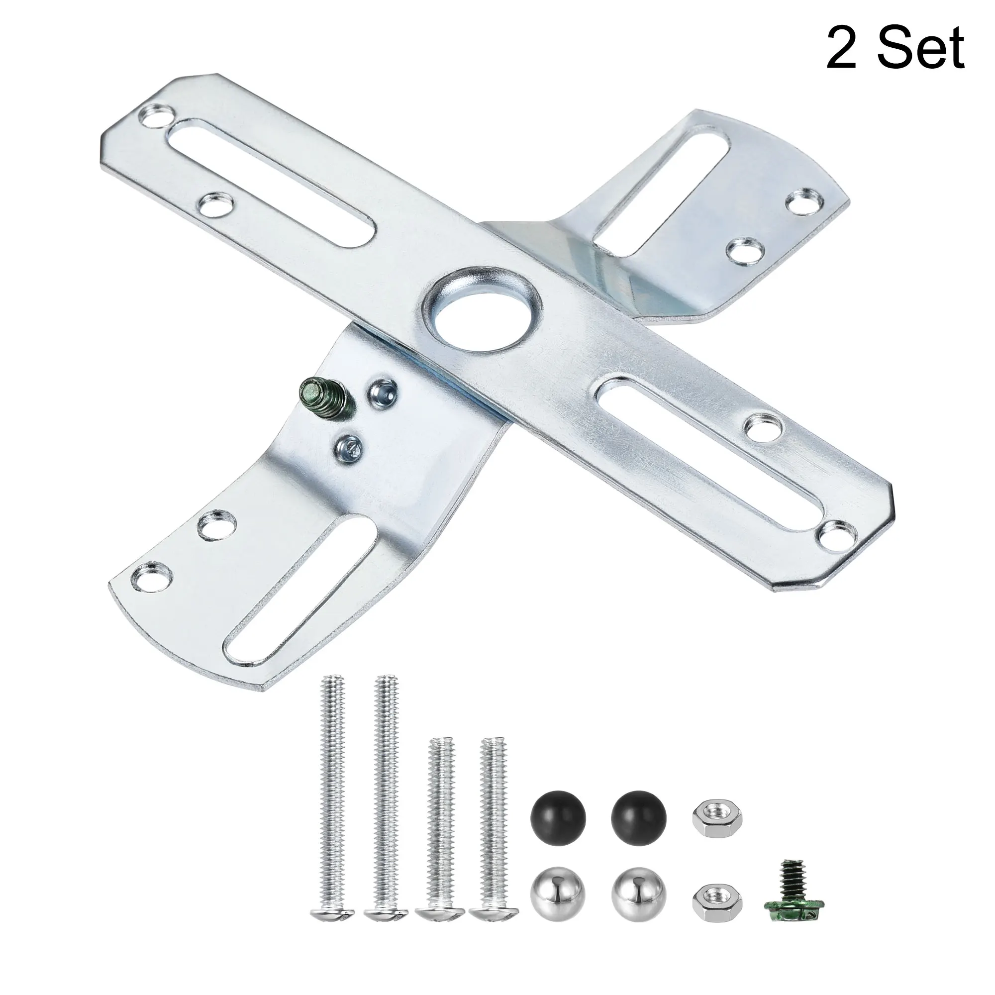 Light Crossbar Kit 2pcs 4Inch Cross-Shaped Mounting Bracket Universal Lighting Fixture with Screws and Nuts for Chandelier Light