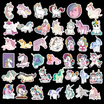 

100Pcs Unicorn Funny Stickers for Laptop Skateboad Bicycles Phone Car Styling Motorcycle Vinyl Decals Cute Fashion DIY Sticker