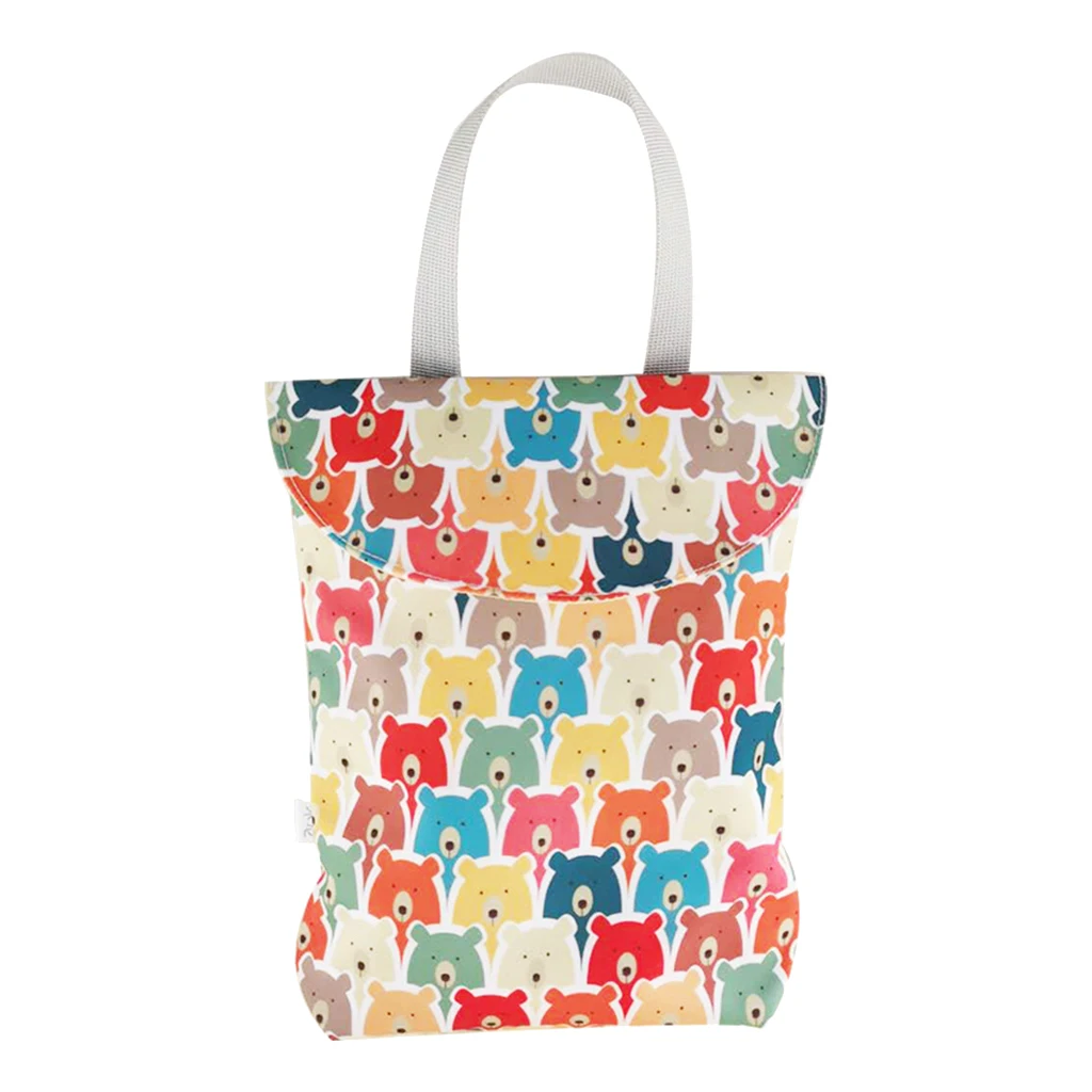 Baby Diaper Bags Maternity Bag Waterproof Wet Cloth Diaper Bag Reusable Diaper Cover Dry Wet Bag for Mom Baby Care