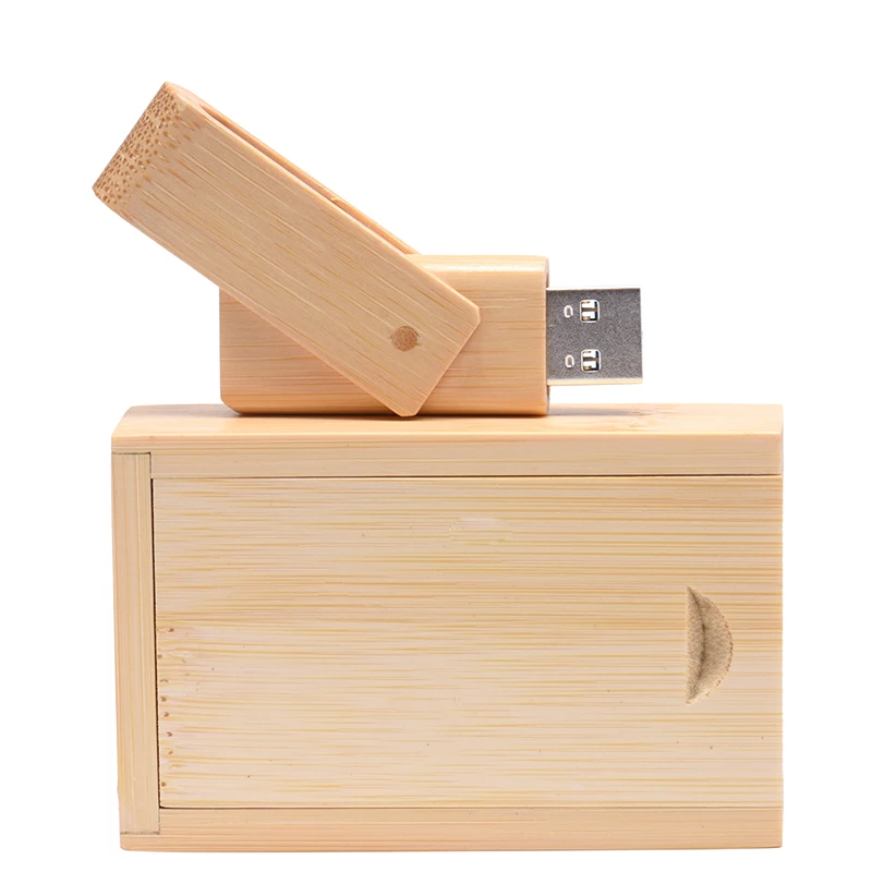 JASTER(более 10 шт. бесплатный логотип) Деревянный вращающийся usb флэш-накопитель из натурального дерева Флешка 8 ГБ 16 ГБ 32 ГБ 64 Гб карта памяти - Цвет: bamboo