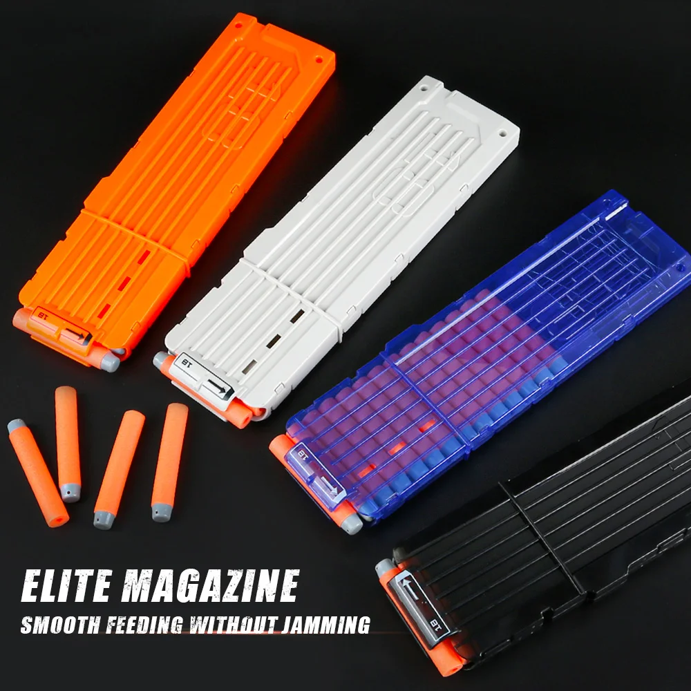 12-18 Orange Reload Clip For Nerf Magazine Round Darts Replacement Toy Gun Soft Bullet Blaster arma de brinquedo |