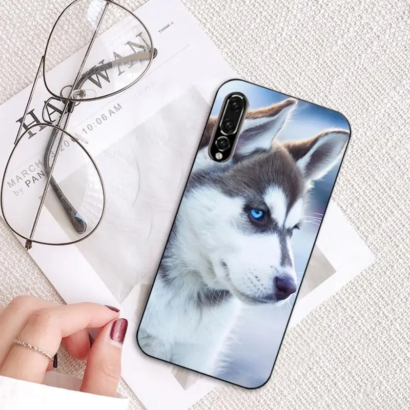 MaiYaCa животных Собака Хаски чехол для телефона для huawei P20 P30 P20Pro P20Lite P30Lite PSmart P10 9Lite