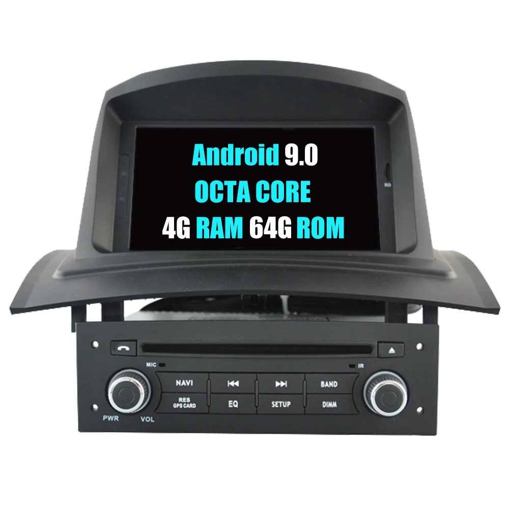 Clearance RoverOne Car Multimedia System For Renault Megane 2 II Fluence Android 9.0 Radio Stereo DVD GPS Navigation Media Music Player 0