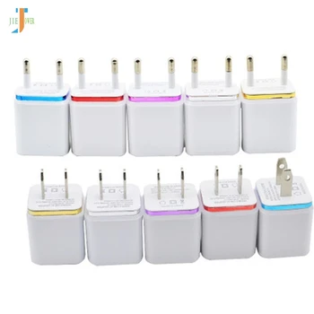 

300pcs/lot Smart Travel Dual 2 USB Charger Adapter Wall Portable EU/US Plug Mobile Phone Charger for IPhone X XS Max for Xiaomi