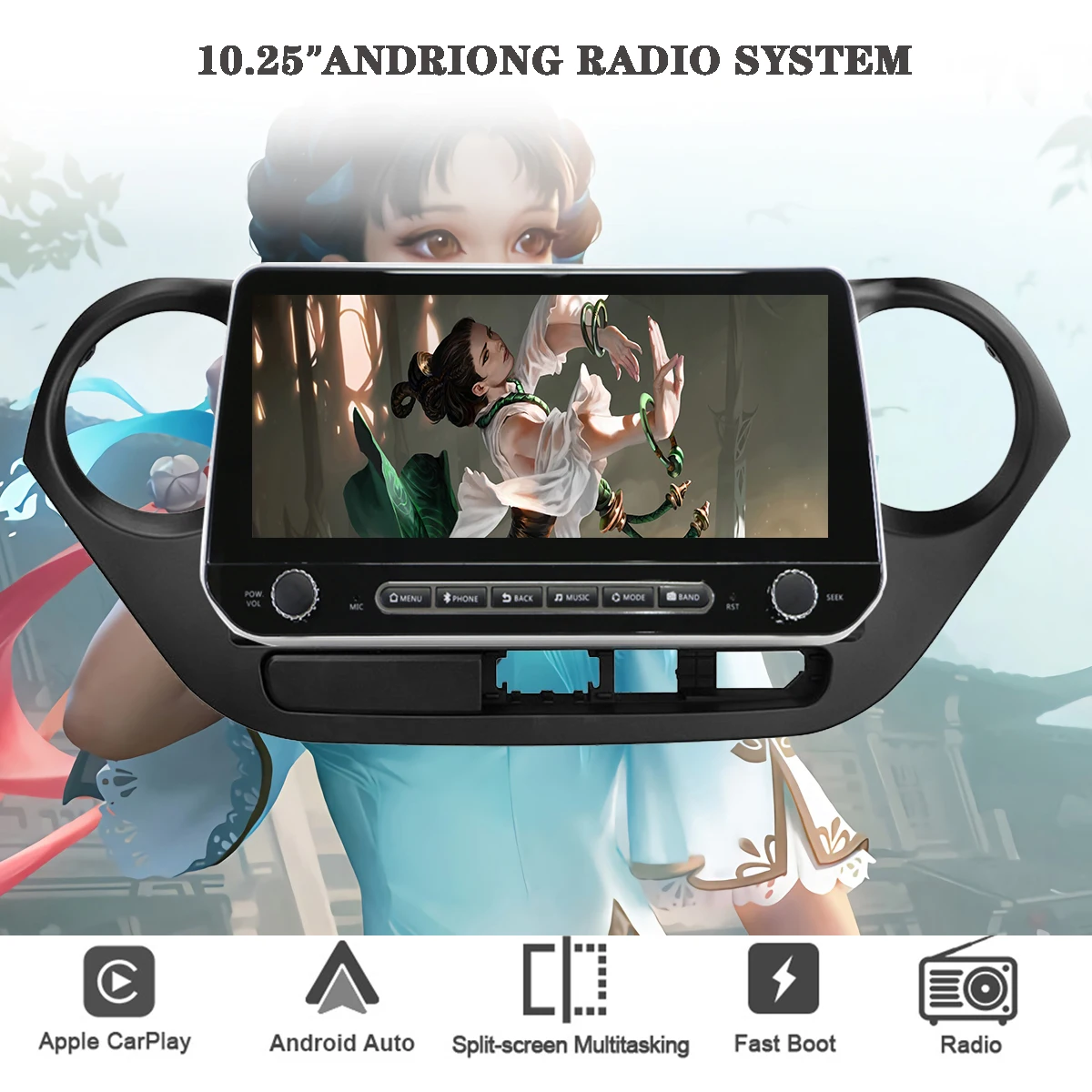 Восьмиядерный автомобильный DVD-плеер с GPS-навигацией на Android 11 автомобильная