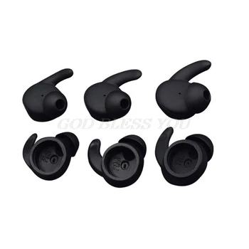 

3 Pairs Earbuds Cover In-Ear Tips Soft Silicone Skin Earpiece Ear Hook Buds Replacement for Huawei Honor AM61 Sports Bluetooth