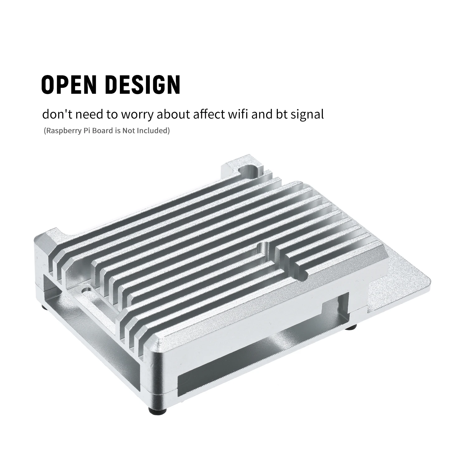 Алюминиевый сплав защитный чехол пассивный охлаждающий корпус металлический корпус рассеивание тепла для Raspberry Pi 4 Модель B