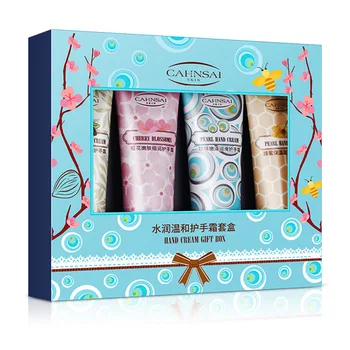 

4Pcs/set Hydrating Gentle Moisturizing Hand Cream Refreshing Skin Care Set Beautifully Improves Dry Hand Skin Care