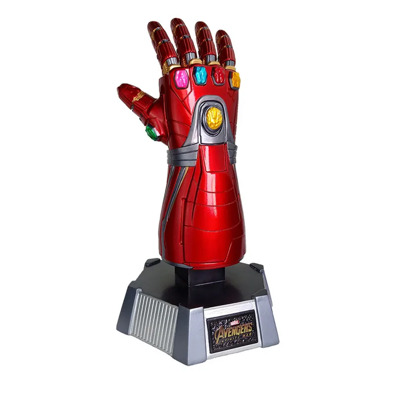 [Новинка] герои Marvel Мстители Железный человек нанометр бесконечная Смола перчатки Фигурка Статуя Коллекция Модель игрушки Детский подарок