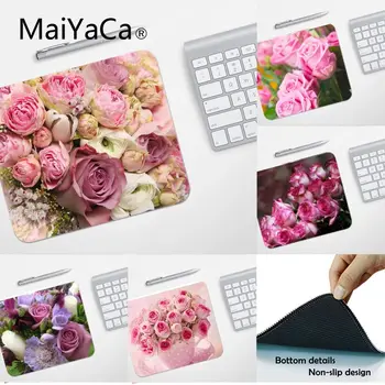 

MaiYaCa High Quality Flower Pink Peonies Peony Customized laptop Gaming mouse pad Smooth Writing Pad Desktops Mate gaming mouse