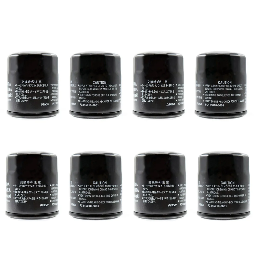8 piece Мотоциклетный масляный фильтр с сеткой для Honda CBR1100 XX Blackbird SC35 CBR1100XX 1997 1998 1999 2000 2001 2002 2003 2004 2005 2006 - Цвет: 8 piece