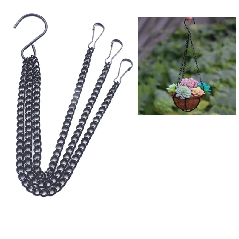 2020 Flower Pots Hanging Chains Hook Hanging Basket Chains Flower Pot