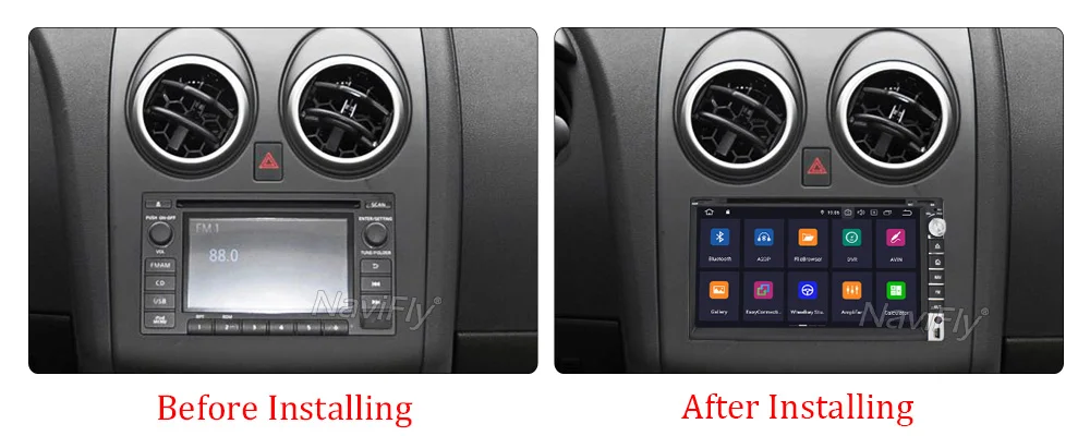 Best 2Din Universal 8Core 4G RAM 64G ROM Android 9.0 Car Video gps player Bluetooth RDS wifi Free shipping 7