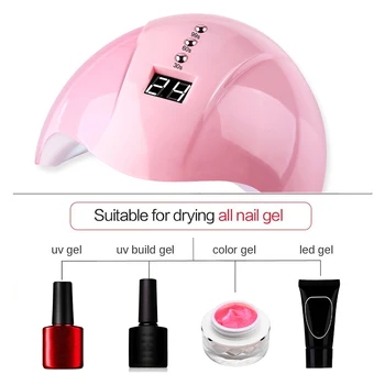 

36W Gel UV LED Nail Lamp Nail Dryer Gel Polish Curing 3 Timers Automatic Sensor Nail Art Tools Accessories UV Lamp