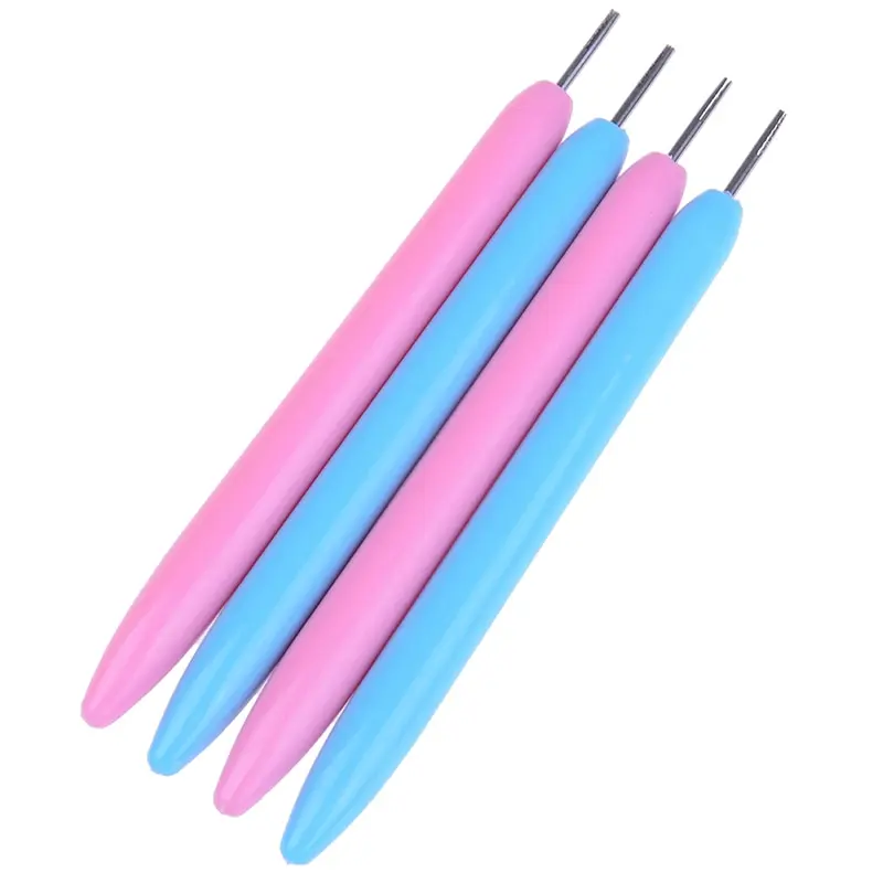 2PCS Quilling Paper Pen DIY Assorted Color Origami Scrapbooking Slotted Paper Quilling Tools Paper Craft Tool