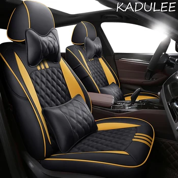 

KADULEE Custom Leather car seat covers For LEXUS ES ES250 ES350 ES300h ES240 ES200 ES260 CT CT200h Automobiles Seat Covers