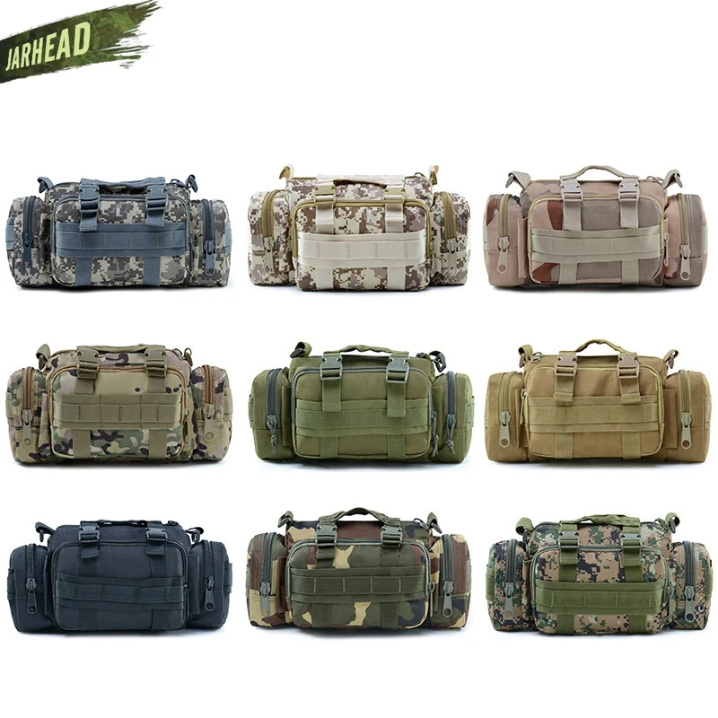 Upgrade 900D Outdoor Waist Bag Military Tactical Waterproof  Oxford Climbing Shoulder Bag Fishing Hiking Camera Pouch Hand Bag