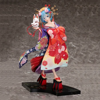 

15cm Re:Life In A Different World From Zero Rem Anime Action Figure PVC Oiran Dochu Ver. Collection Model Dolls Toys for Gifts