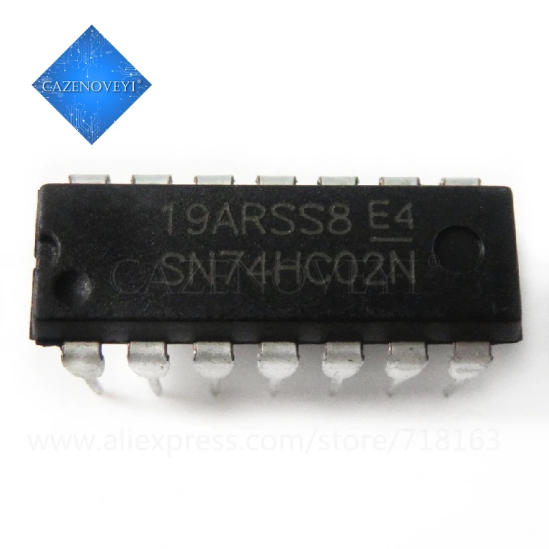 10pcs/lot SN74HC02N SN74HC08N 74HC132 SN74HC32 74HC86 74HCT04 74HC14 74HCT00 74HCT02 DIP-14 In Stock | Электронные компоненты и