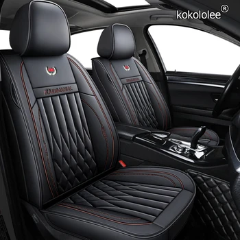 

kokololee leather car seat cover For skoda kodiaq rapid spaceback octavia 2012 fabia 2 felicia KAROQ accessories seat covers