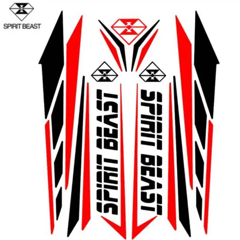 Spirit Beast Adesivo Moto Moto Feul Tank Pad Adesivi Moto Motocross Pegatinas Protector