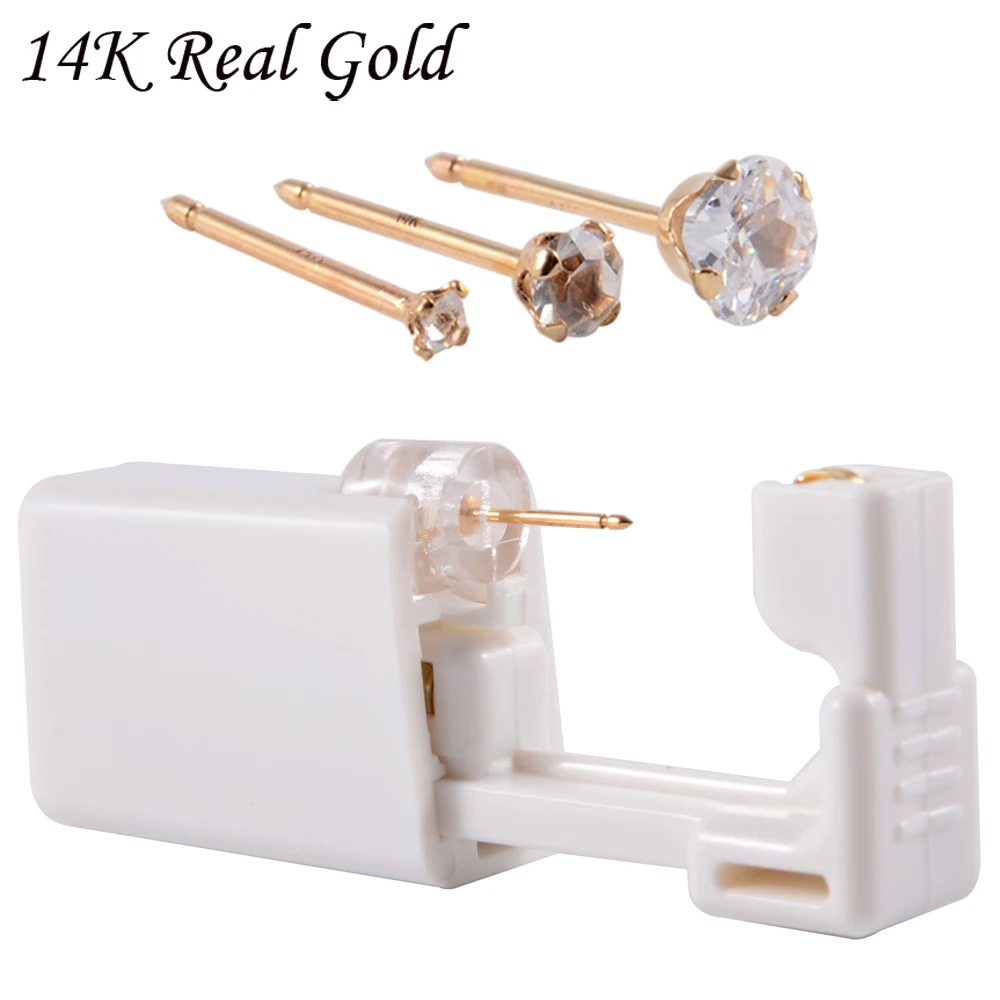 Disposable Sterile Ear Piercing Unit Cartilage Painless Healthy Crystal