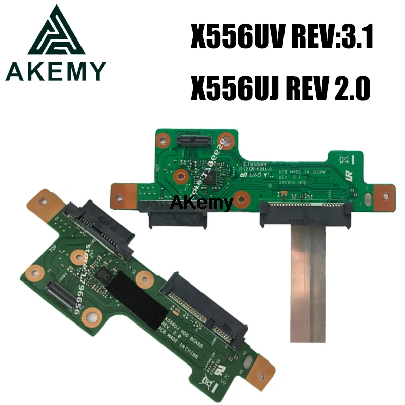 Плата Akemy HDD USB плата для For Asus X556U X556UV X556UJ X556UB X556UA X556UF жесткая дисковая REV: 3 1 REV 2 0 |