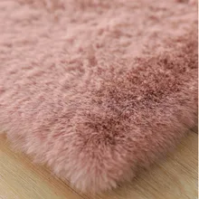 Искусственный мех кролика сделанный на заказ утолщенный ковер для гостиной столовой прихожей большой размер журнальный столик спальня кровать скандинавский пушистый коврик