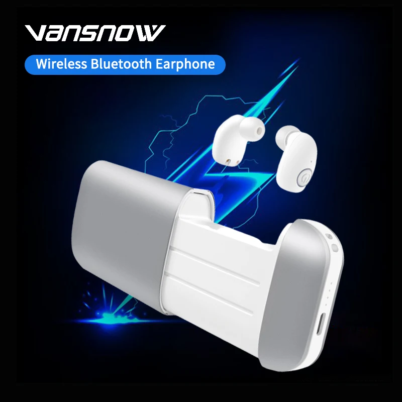 

B5 Wireless Earphone TWS Noise-Cancelling Bluetooth Headphone 2600mAh Charging Box for IPX5 Waterproof Sport Earbuds with Mic