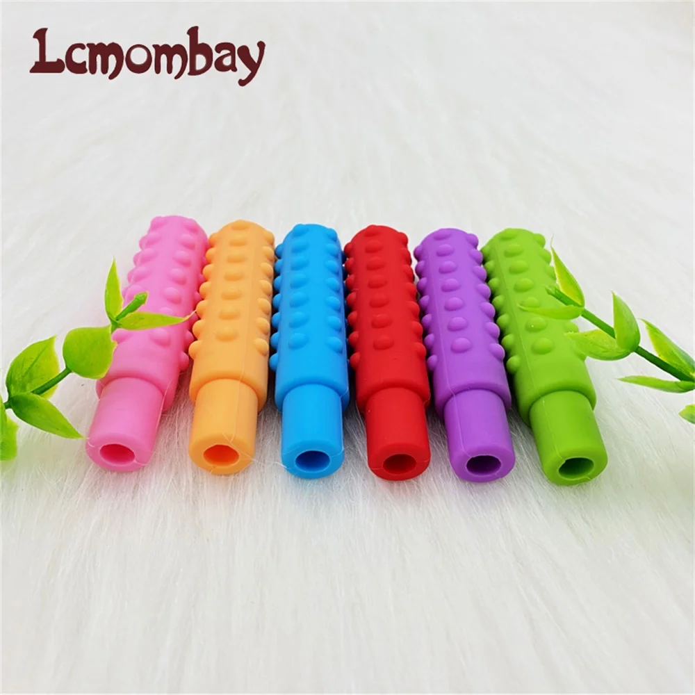 3PCS Sensory Chew Necklace A sensory oral aid teether toy for autism, hyperactivity, infant breastfeeding or special needs 5