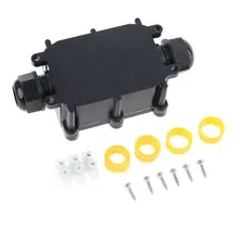 Распределительная коробка IP68 Водонепроницаемая УФ Защита от солнечных лучей на открытом воздухе несколько способов пластиковая электрическая распределительная коробка чехол кабель провод